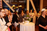 Attendees at the official unveiling of Wave x Anne Geddes