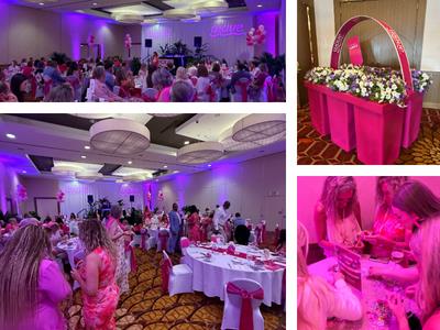 Collage of Pink Pot Ambassador 5-year party